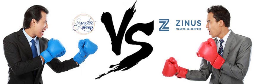 signature sleep vs zinus